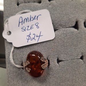 Amber ring